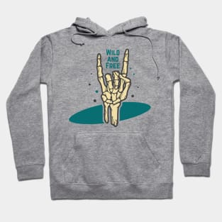 Sign of the Horns Wild & Free Hoodie